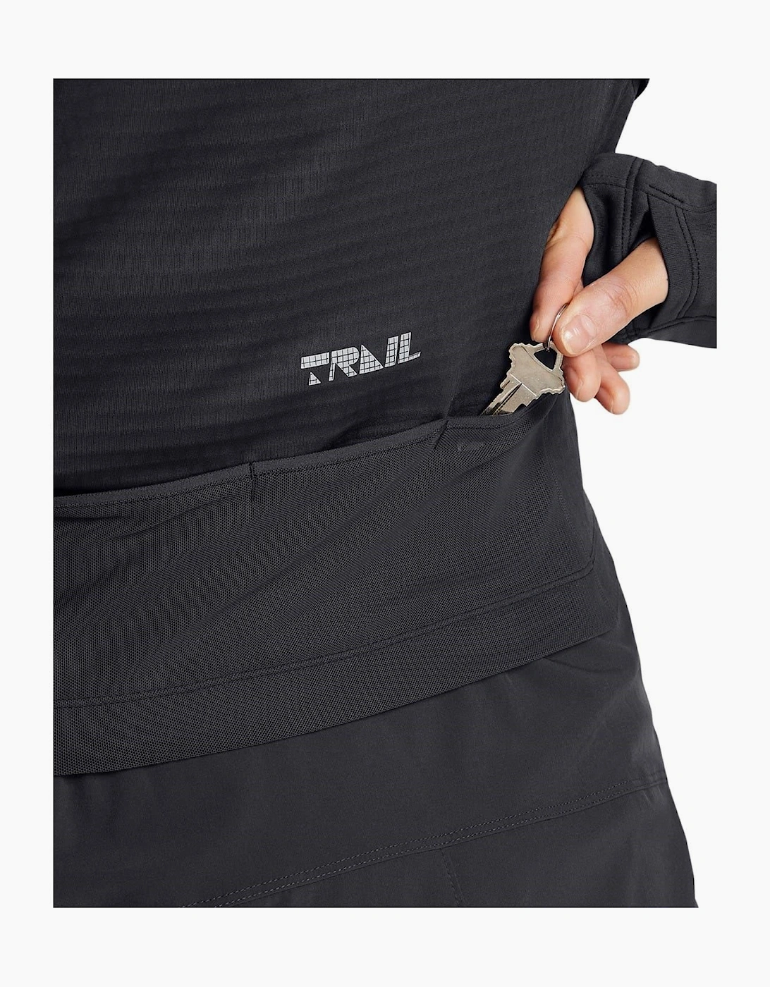 Trail Run Zip Neck Long Sleeve Tech Top