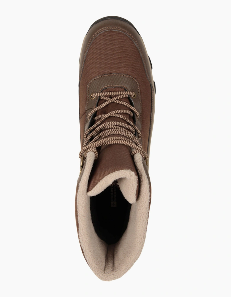 Mountain Warehouse Mens Ohio Fleece Lined Snow Boots