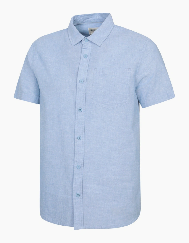 Mountain Warehouse Mens Lowe Linen Blend Shirt