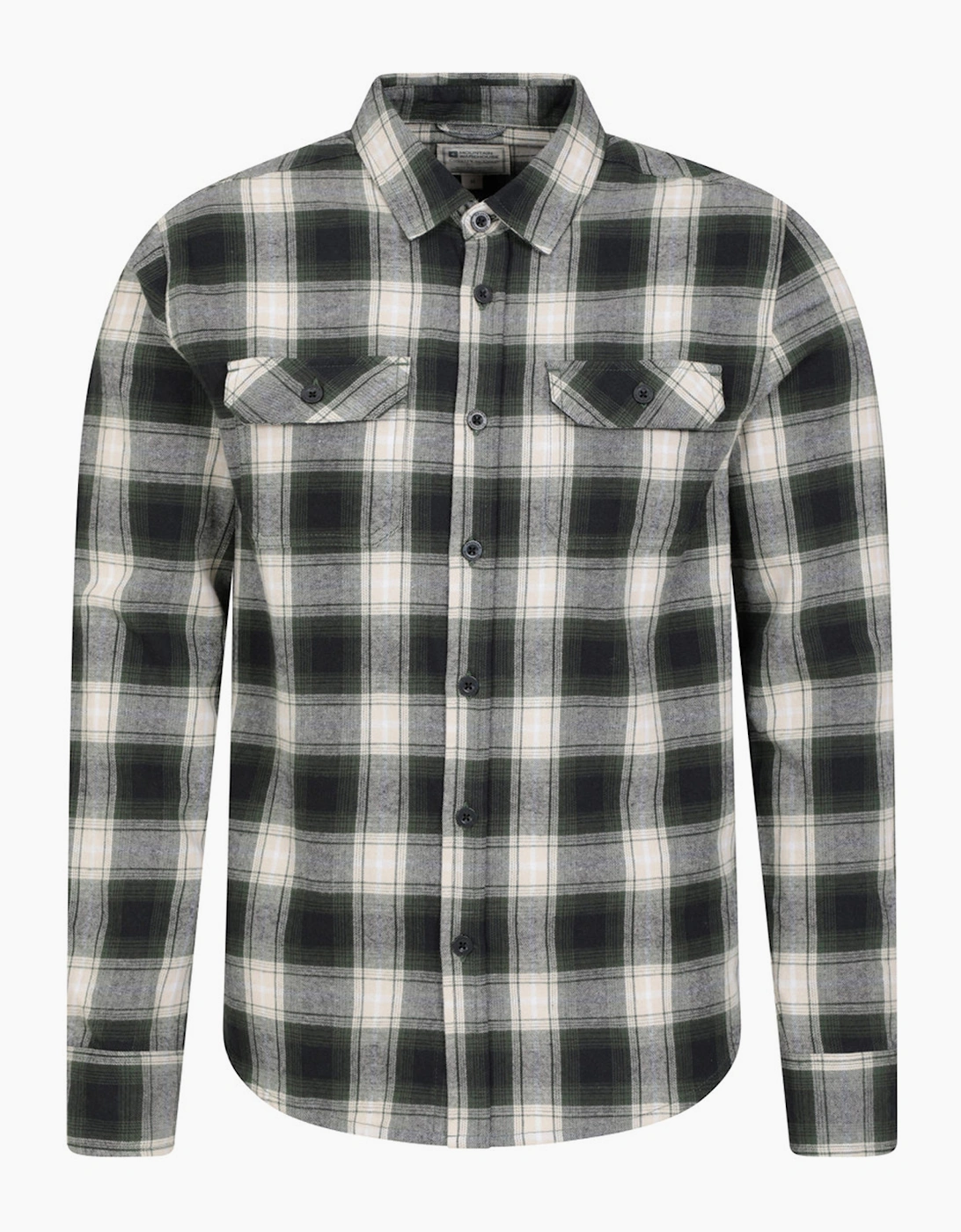 Mountain Warehouse Mens Trace Flannel Shirt (Pack of 2)