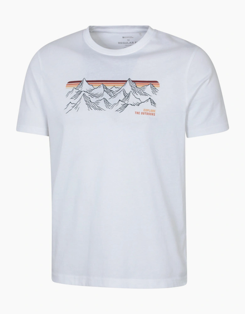 Mountain Warehouse Mens Mountain Stripes T-Shirt