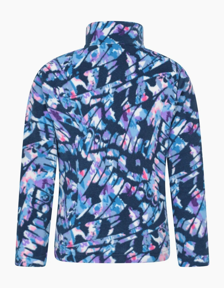 Mountain Warehouse Childrens/Kids Endeavour Abstract Half Zip Fleece Top