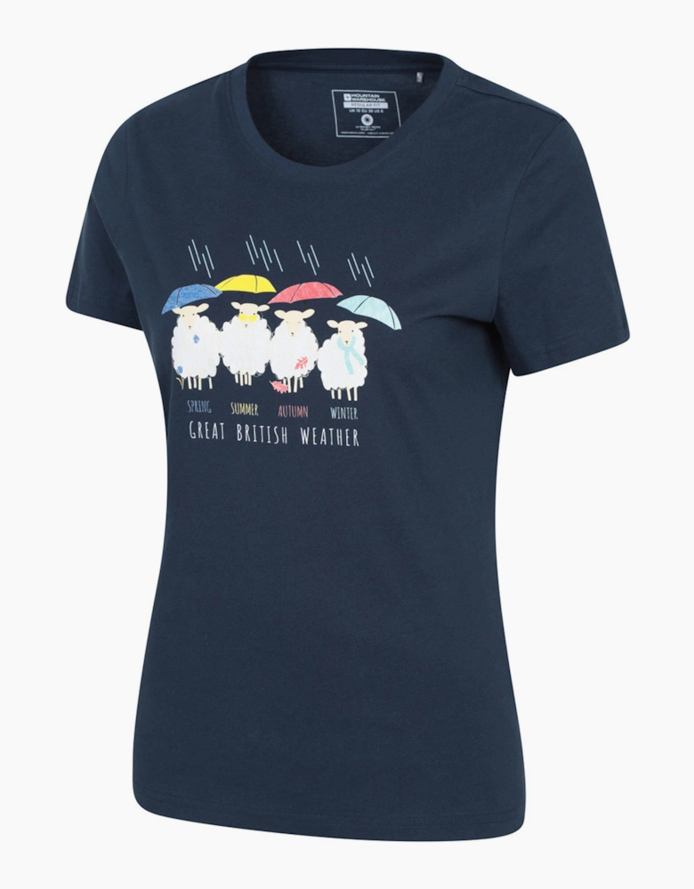 Mountain Warehouse Womens/Ladies Great British Weather T-Shirt
