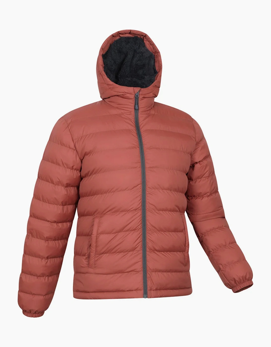 Mountain Warehouse Mens Seasons Faux Fur Lined Padded Jacket