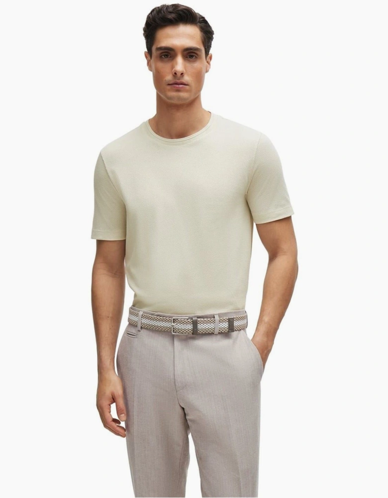 Tiburt Bubble Structure Cotton T-Shirt