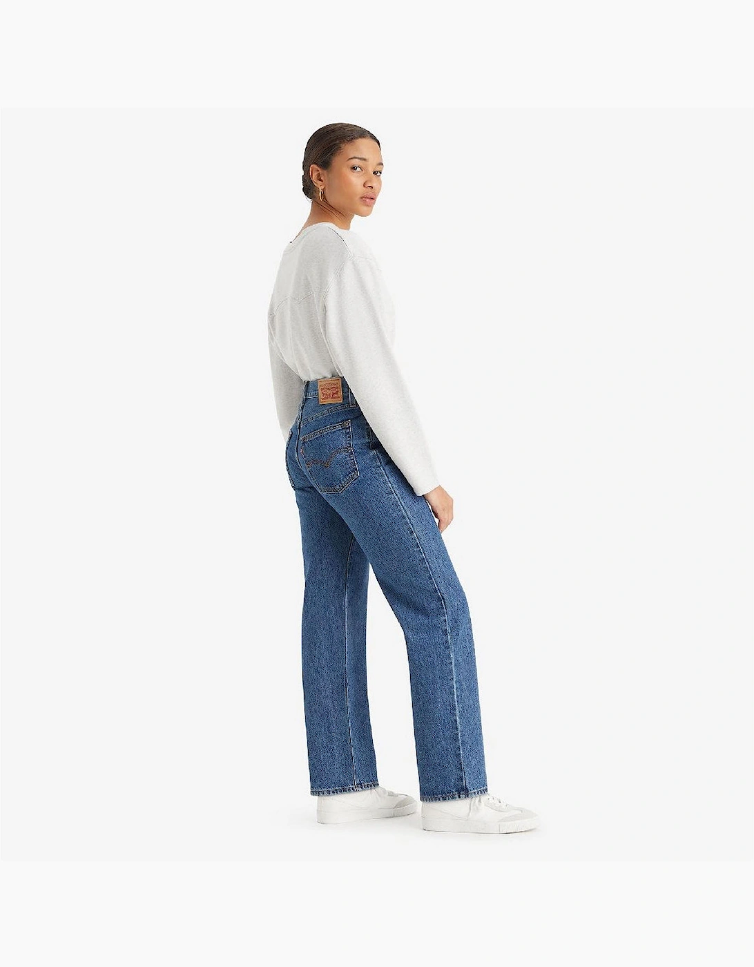 Baggy High Rise Five Pocket Jeans