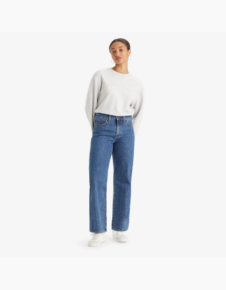 Baggy High Rise Five Pocket Jeans