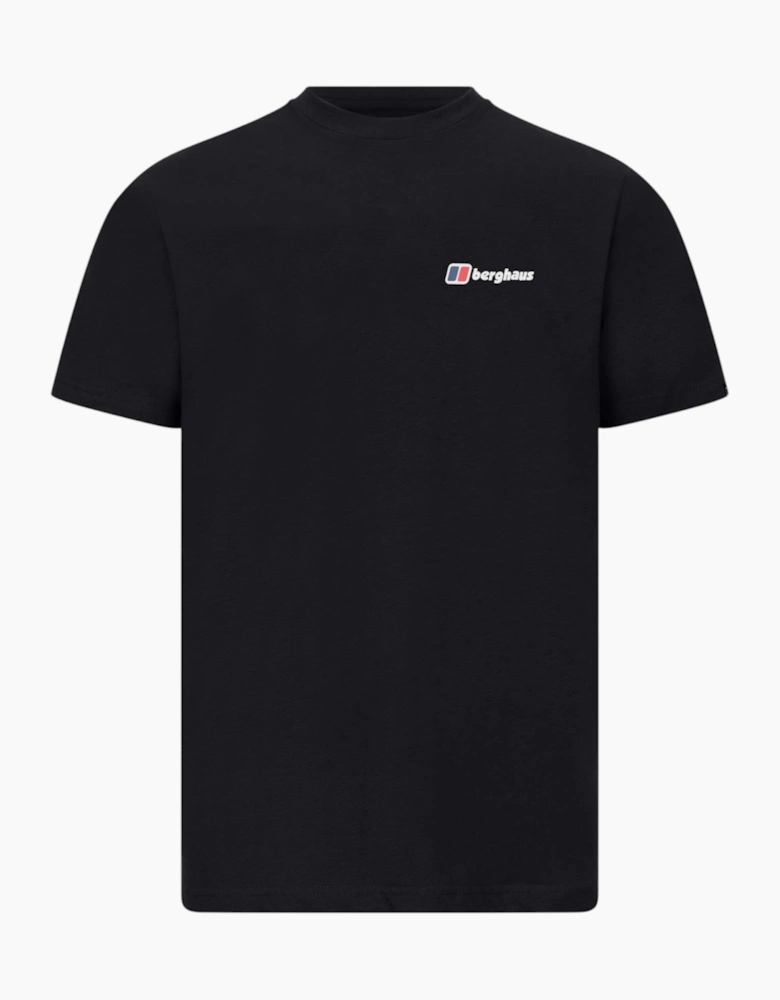 Berghaus Mens T Shirt Mountain Coordinates Crew Neck Short Sleeve Cotton Tee