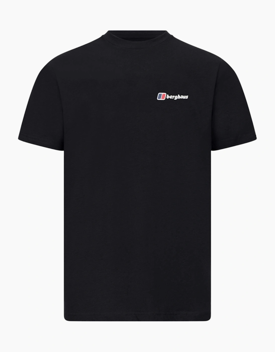 Berghaus Mens T Shirt Mountain Coordinates Crew Neck Short Sleeve Cotton Tee