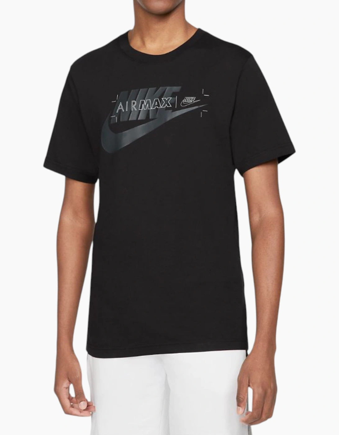 Nike Air Max Mens T Shirt Athletic Swoosh DC2554 Crew Ncek Short Sleeve Cotton Tee