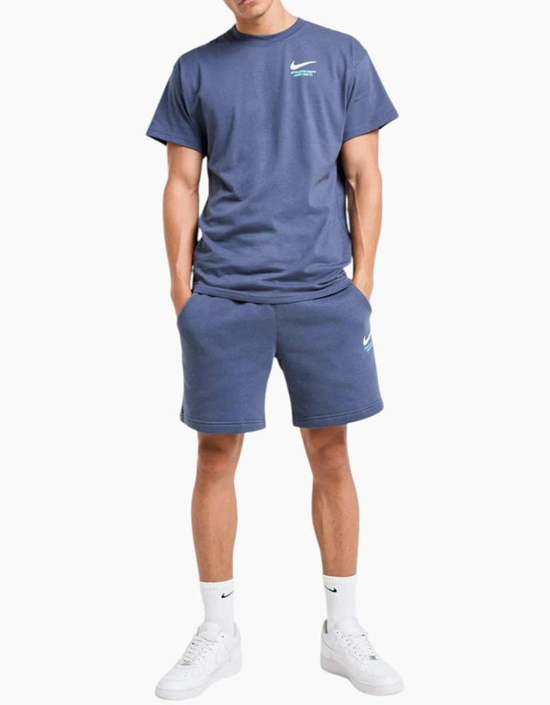Nike Mens T Shirt Short Set Co Ords Athletic Swoosh Cotton Sportswear Summer Set