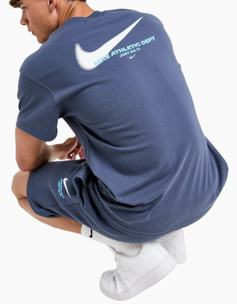 Nike Mens T Shirt Short Set Co Ords Athletic Swoosh Cotton Sportswear Summer Set