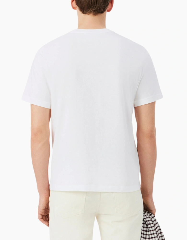 Lacoste Mens T Shirt TH7318 Classic Fit Crew Neck Short Sleeve Summer Tee