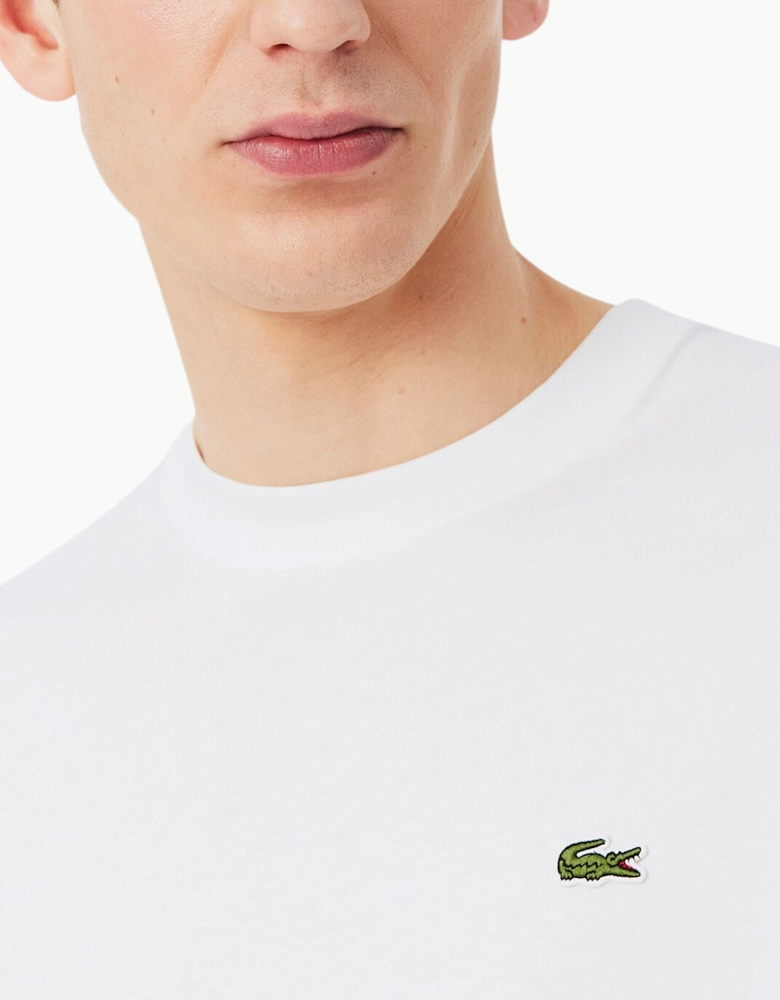 Lacoste Mens T Shirt TH7318 Classic Fit Crew Neck Short Sleeve Summer Tee