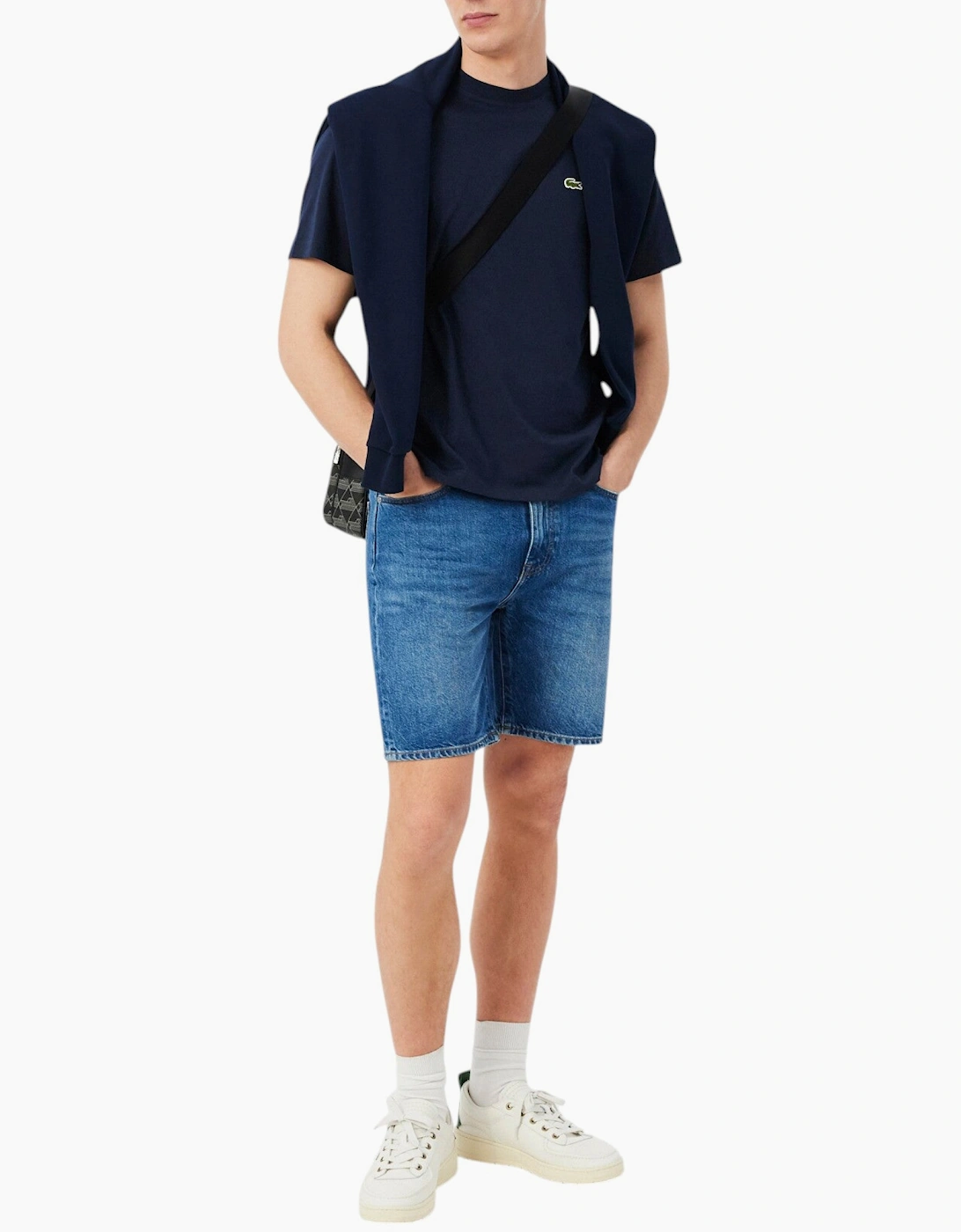 Lacoste Mens T Shirt TH7318 Classic Fit Crew Neck Short Sleeve Summer Tee