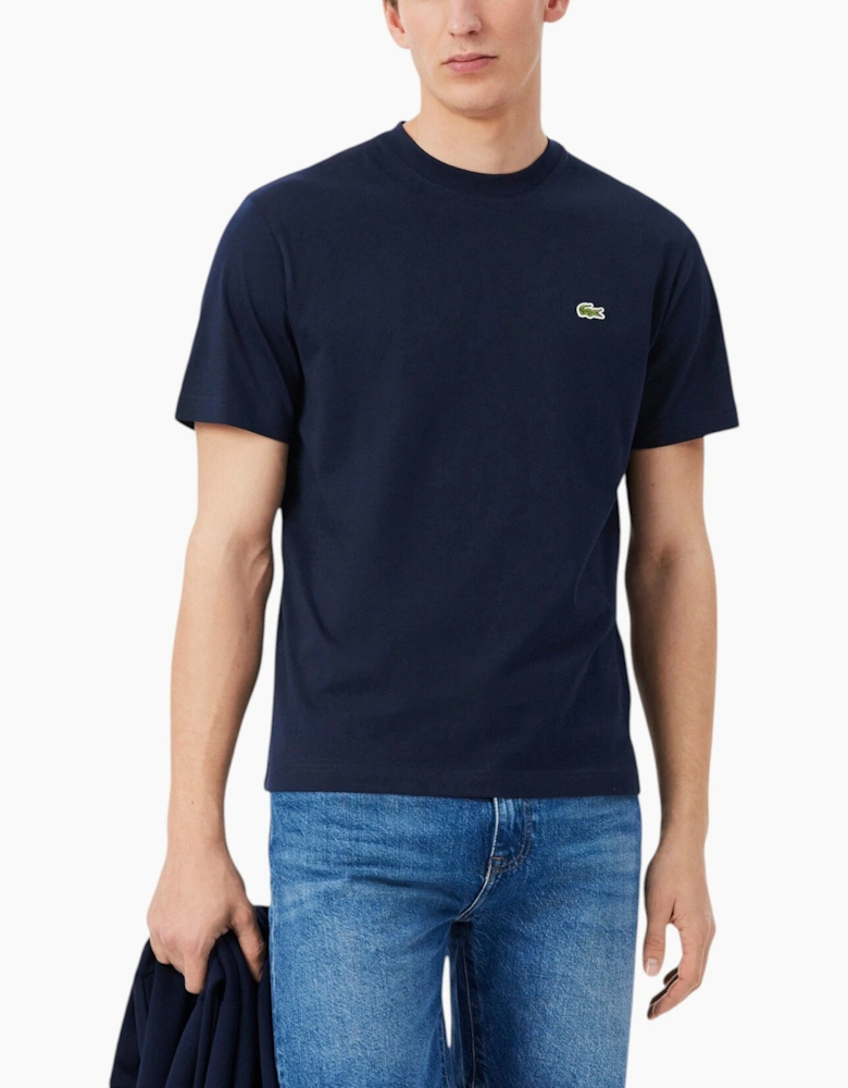Lacoste Mens T Shirt TH7318 Classic Fit Crew Neck Short Sleeve Summer Tee