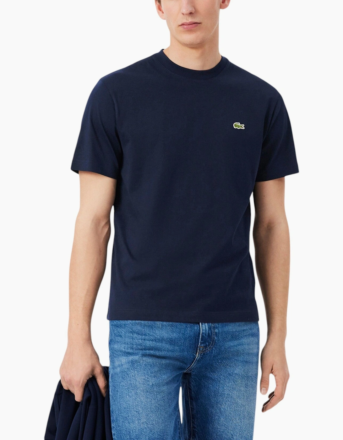 Lacoste Mens T Shirt TH7318 Classic Fit Crew Neck Short Sleeve Summer Tee