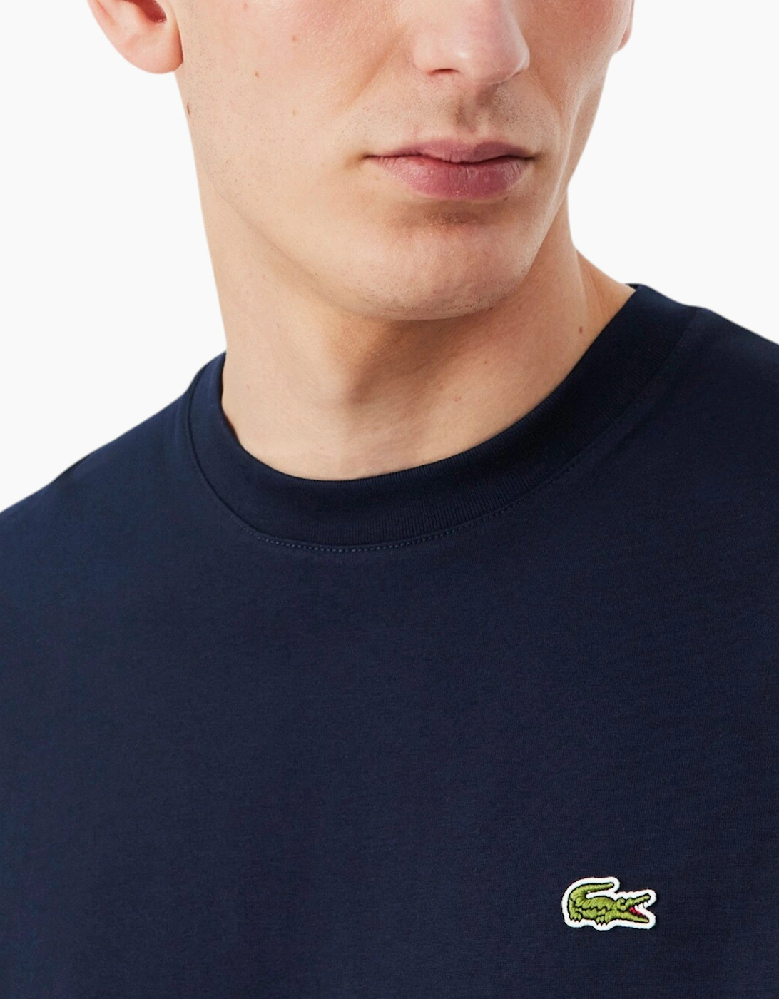 Lacoste Mens T Shirt TH7318 Classic Fit Crew Neck Short Sleeve Summer Tee