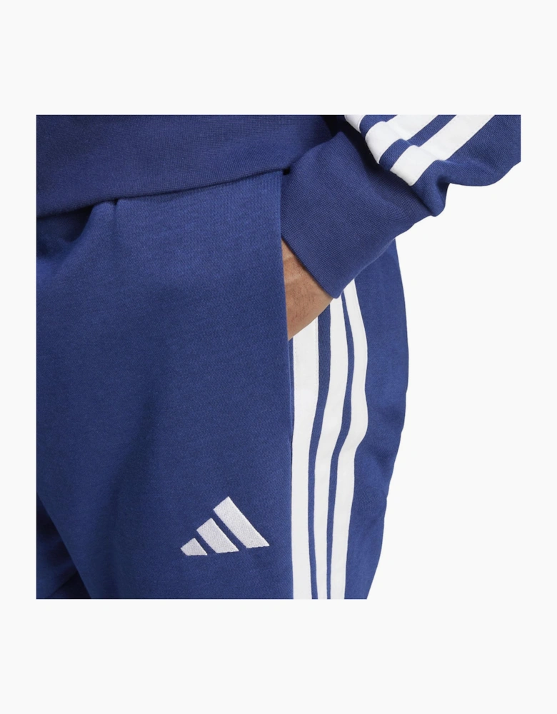 Fleece Tapered Cuff 3 Stripes Joggers