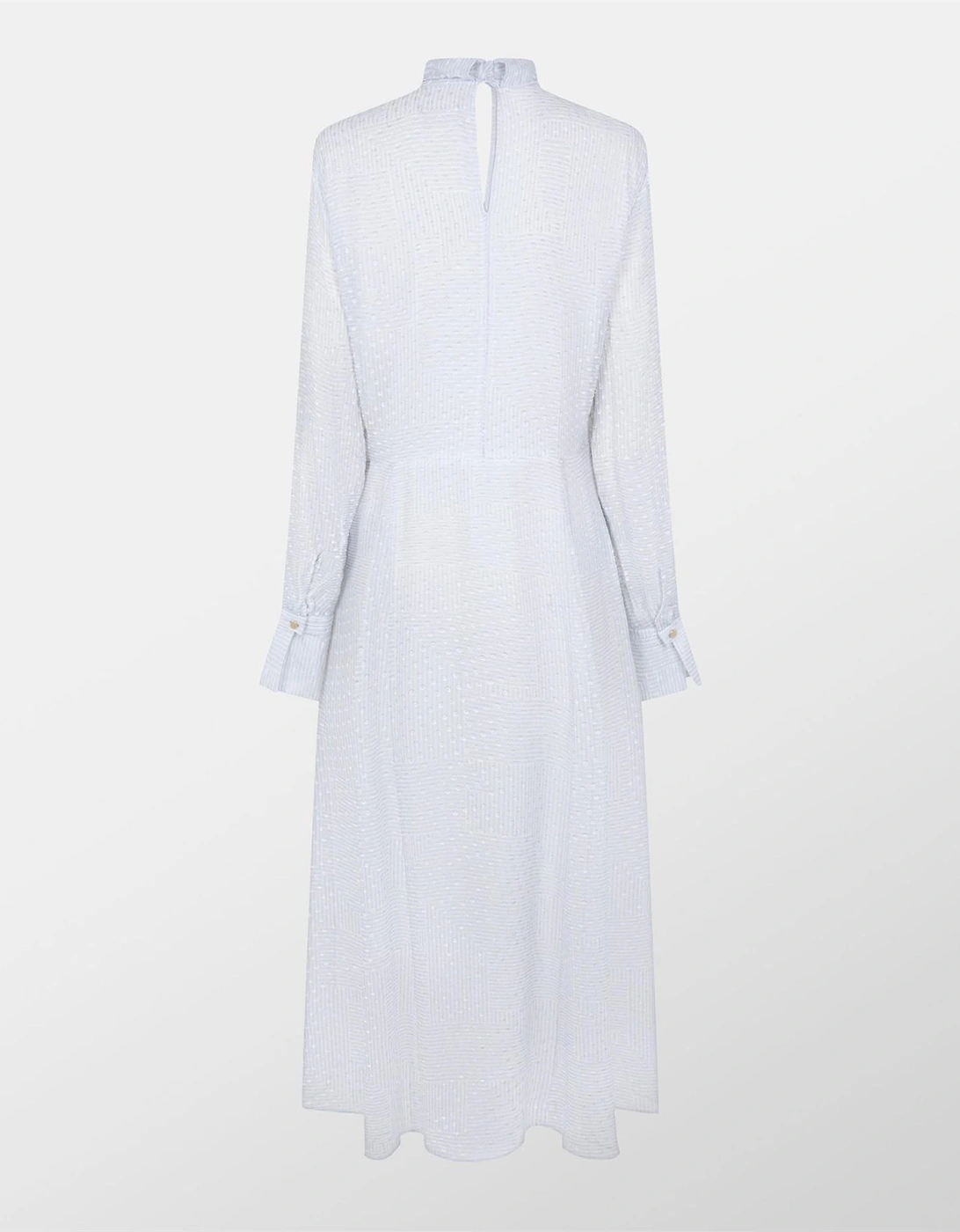 High Neck Maxi A-Line Dress