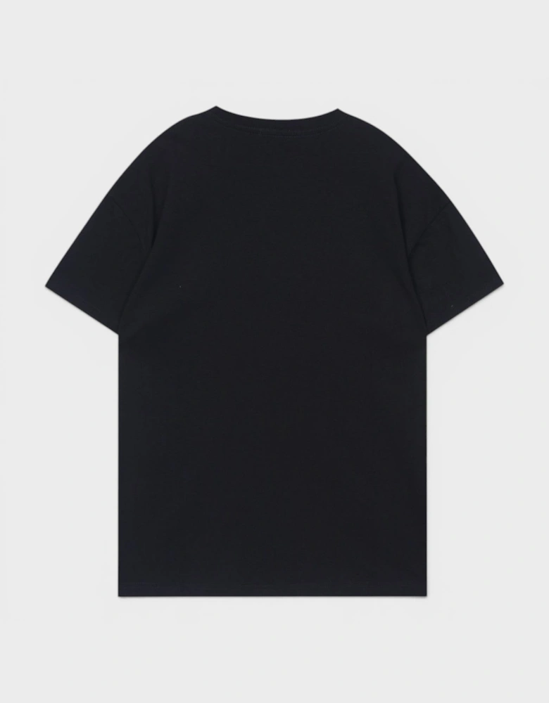 Casa Racing 3D Printed Oversized T-Shirt Black