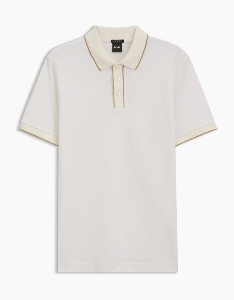 BOSS Black H Parlay 81 Polo Shirt 118 Open White