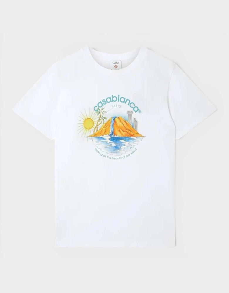 Oasis Printed T-Shirt White