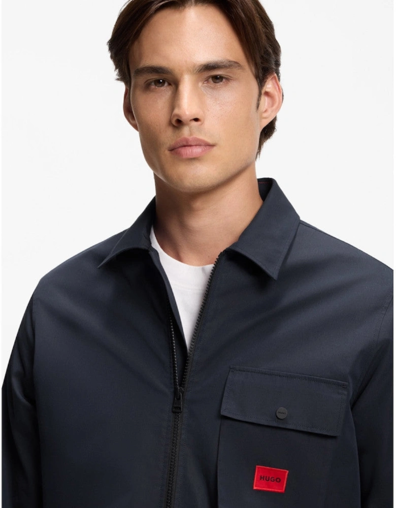 HUGO Emmond Overshirt S2-26 405 Dark Blue