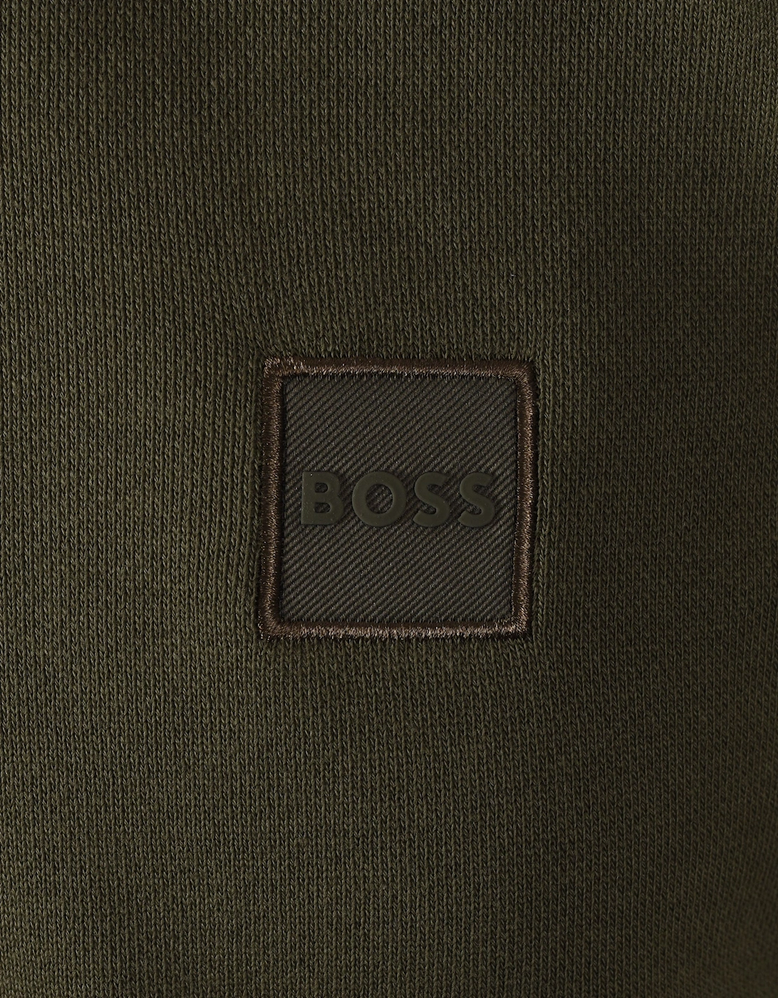 BOSS ORANGE ZETRUST HALF ZIP SWEATSHIRT BRIGHT GREEN