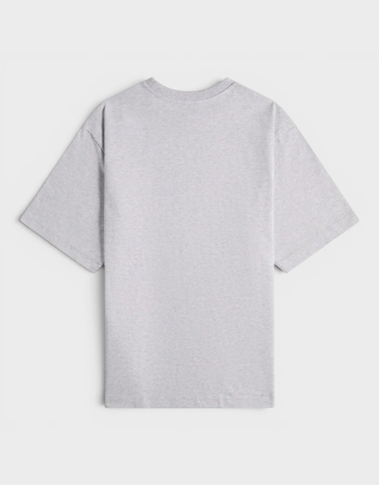 PVC Patch Oversized T-Shirt Grey