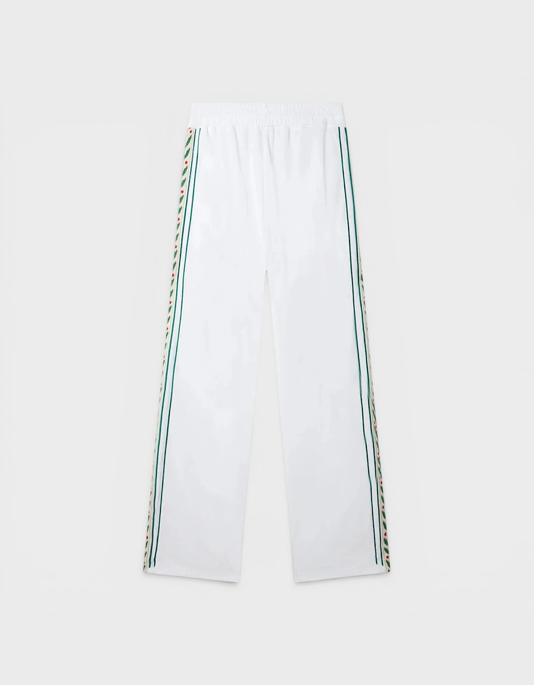 Modal Velour Laurel Track Pant White