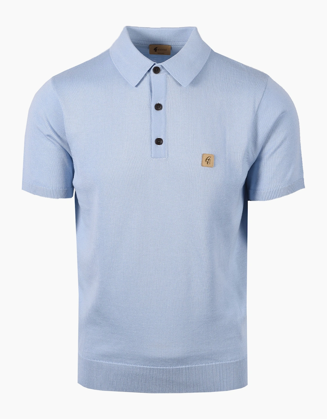 GABICCI VINTAGE JACKSON KNITTED POLO SHIRT SURF, 4 of 3