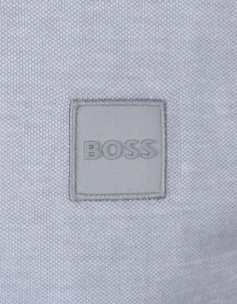 BOSS ORANGE PASSERFORD POLO SHIRT OPEN GREY
