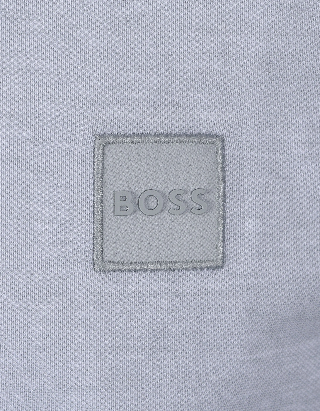 BOSS ORANGE PASSERFORD POLO SHIRT OPEN GREY