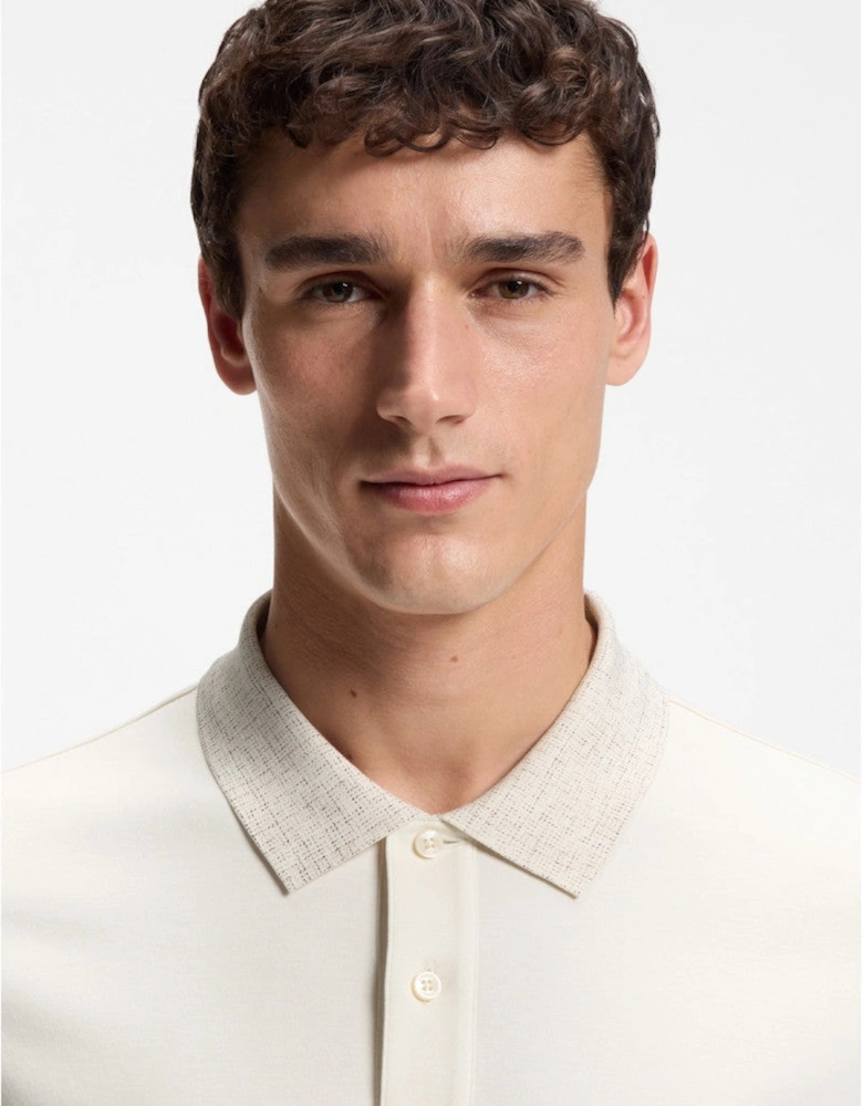 BOSS Black H Parlay 49 Polo Shirt 118 Open White