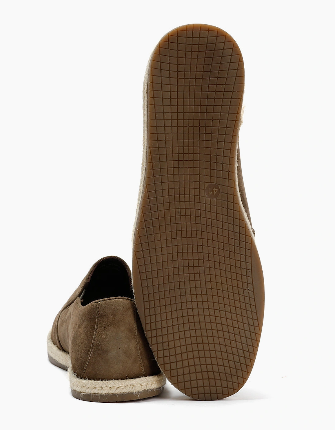 HAVANA MENS KHAKI SUEDE ESPADRILLES