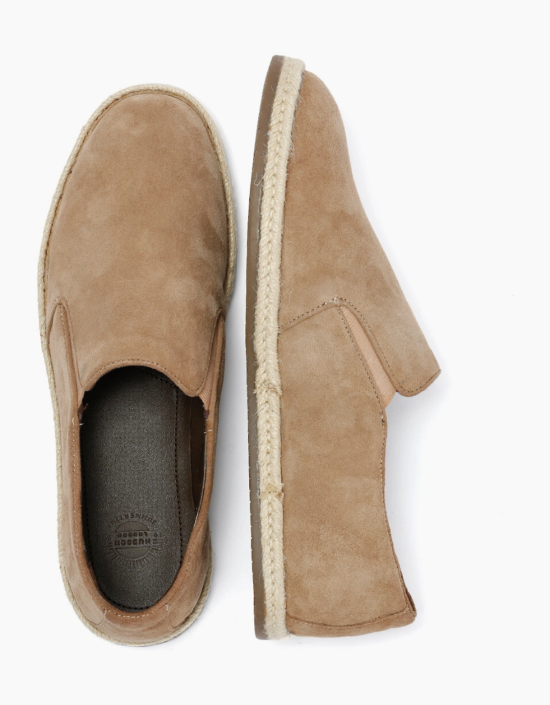 HAVANA MENS BEIGE SUEDE ESPADRILLES