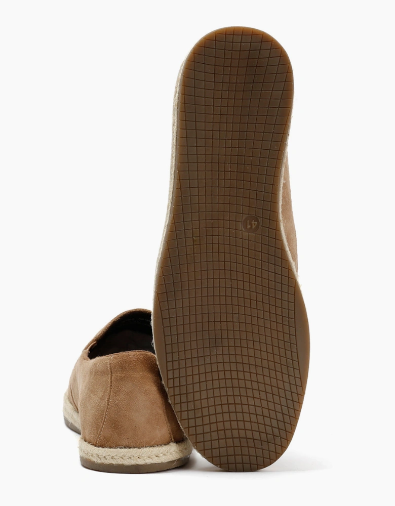 HAVANA MENS BEIGE SUEDE ESPADRILLES