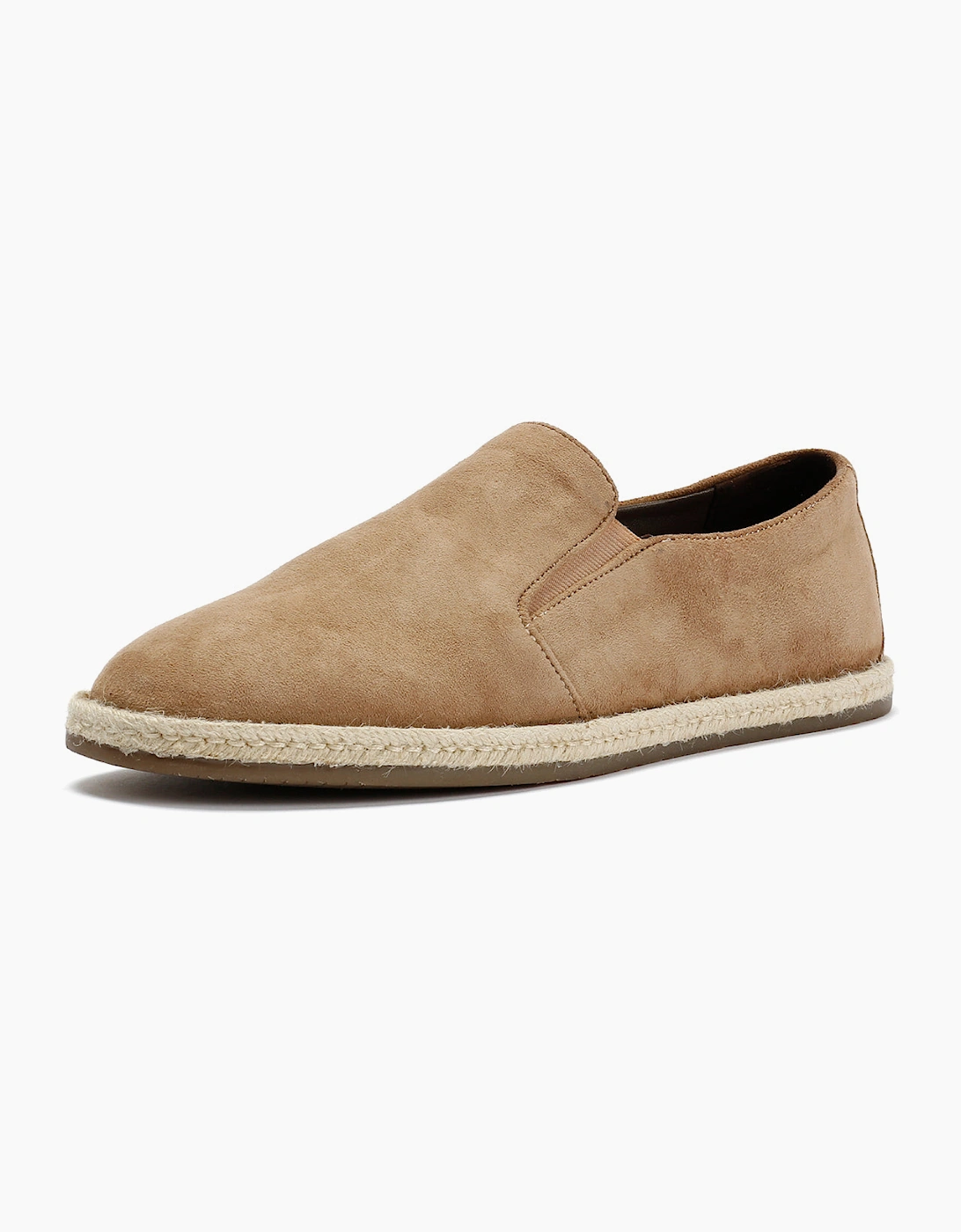 HAVANA MENS BEIGE SUEDE ESPADRILLES