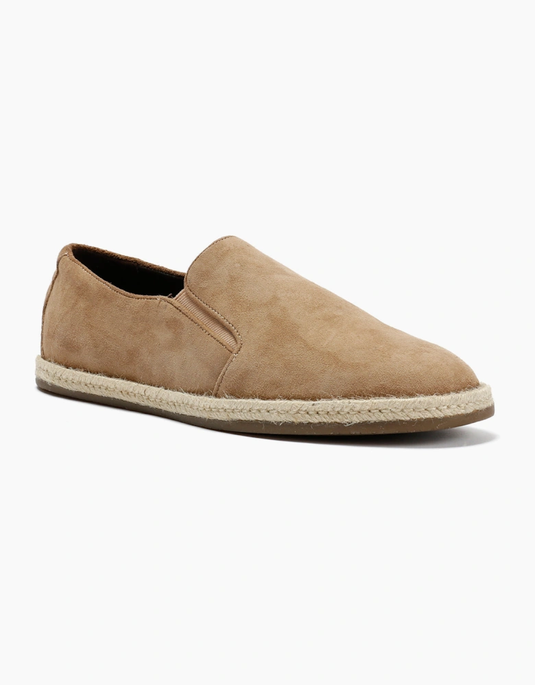 HAVANA MENS BEIGE SUEDE ESPADRILLES