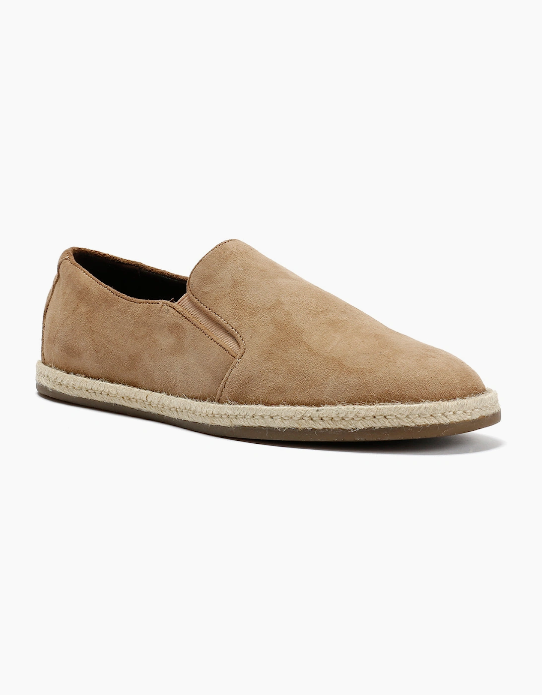 HAVANA MENS BEIGE SUEDE ESPADRILLES