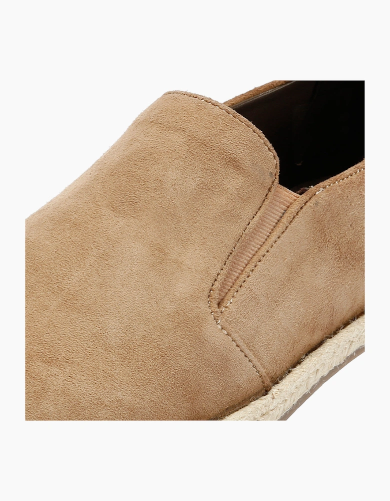 HAVANA MENS BEIGE SUEDE ESPADRILLES