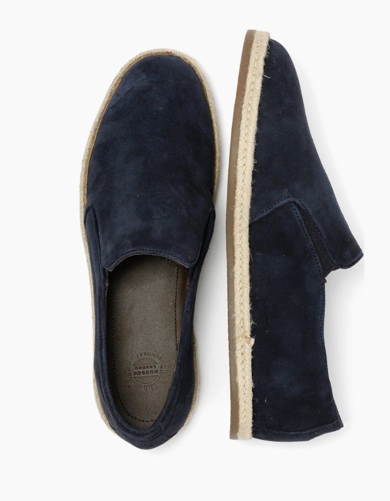 HAVANA MENS NAVY SUEDE ESPADRILLES