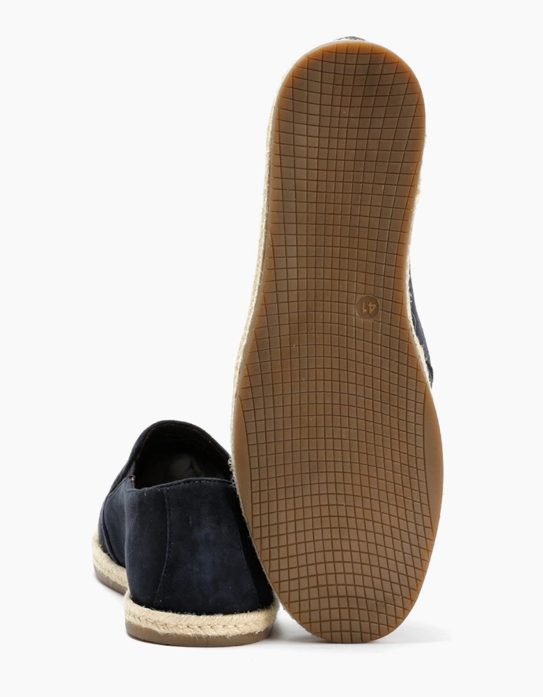 HAVANA MENS NAVY SUEDE ESPADRILLES