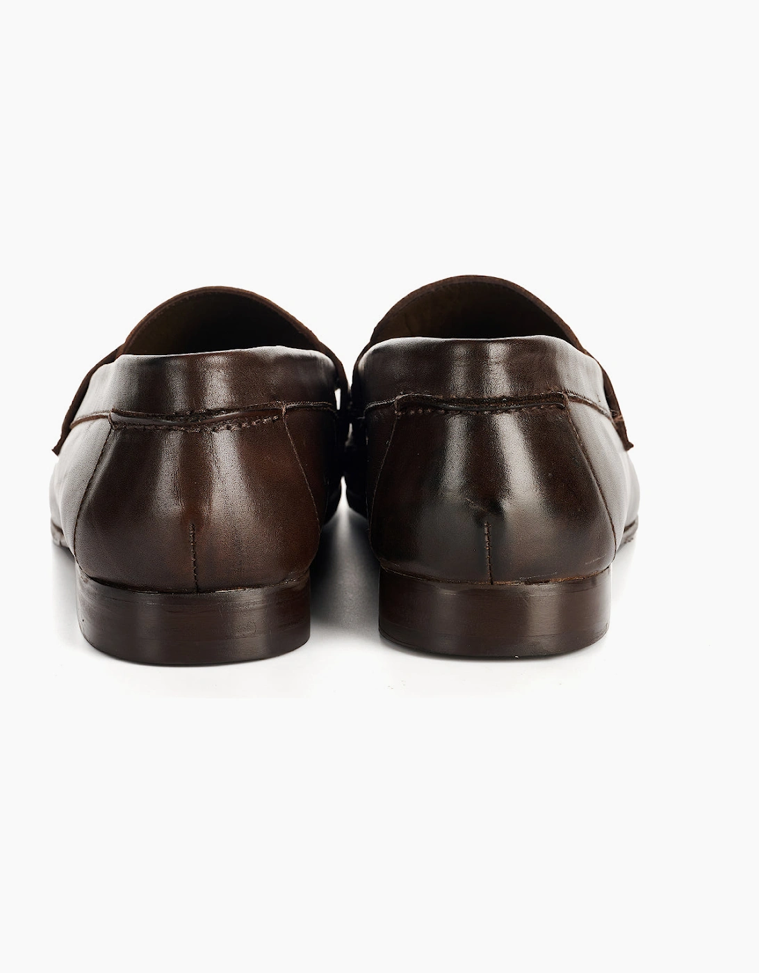 ARGYLE MENS BROWN LEATHER  LOAFER