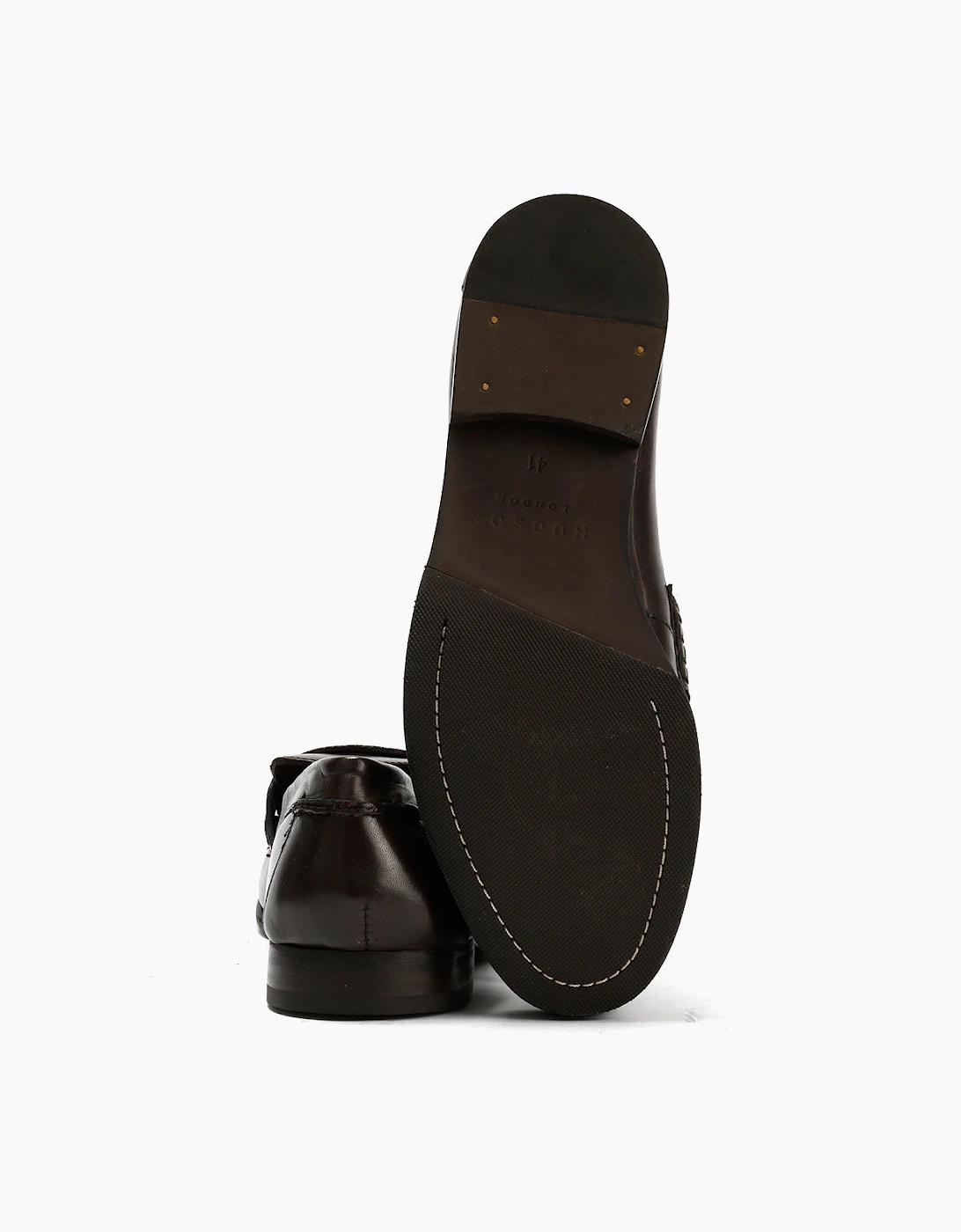 ARGYLE MENS BROWN LEATHER  LOAFER