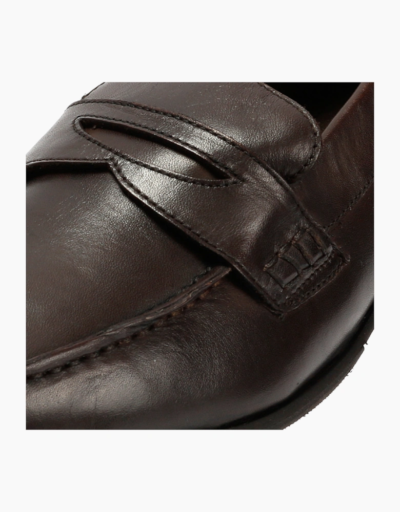 ARGYLE MENS BROWN LEATHER  LOAFER