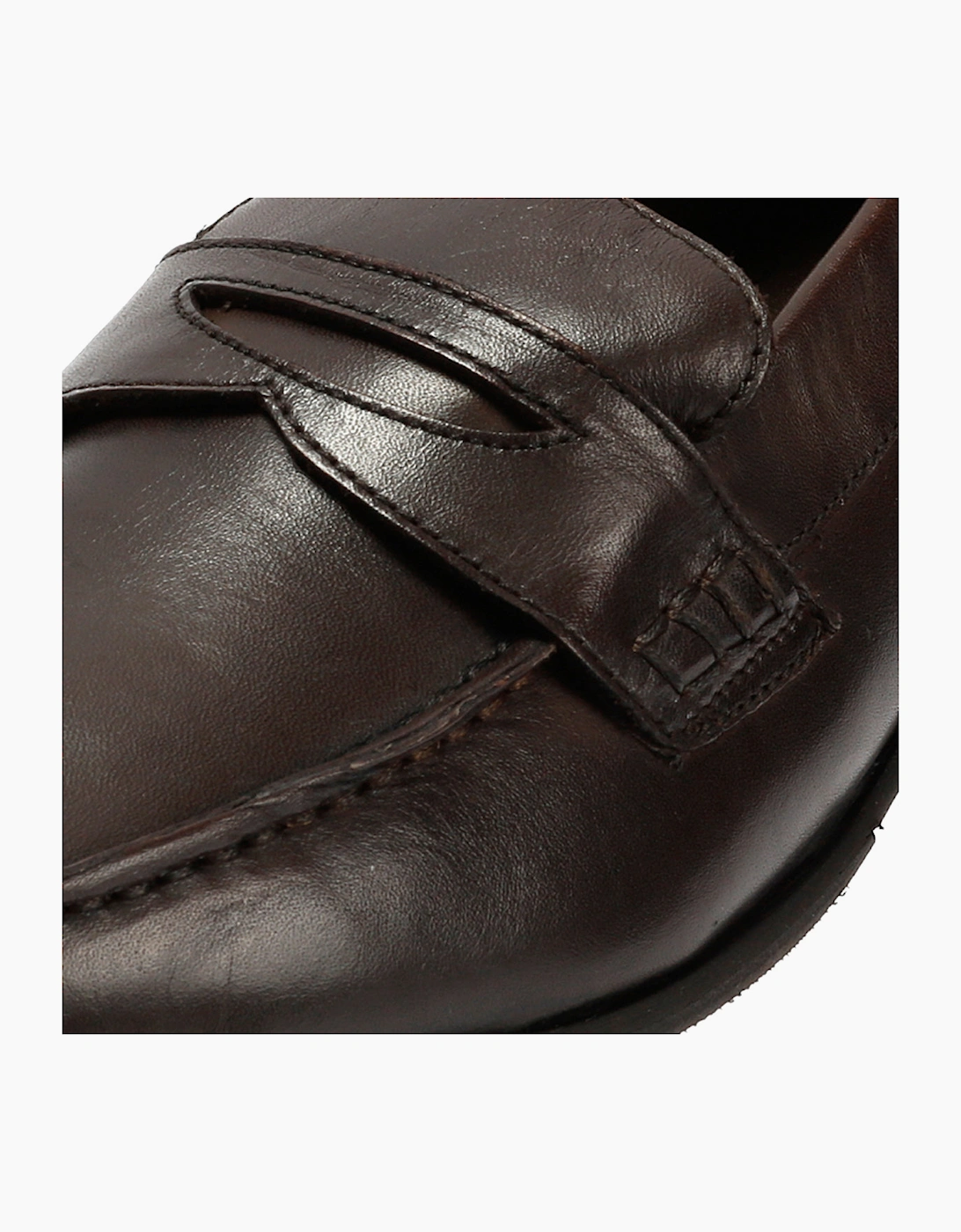 ARGYLE MENS BROWN LEATHER  LOAFER