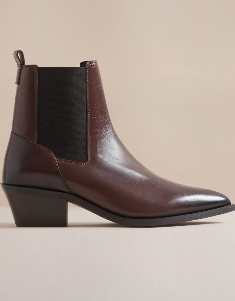 BOA WOMENS BROWN VEG TAN CHELSEA BOOT