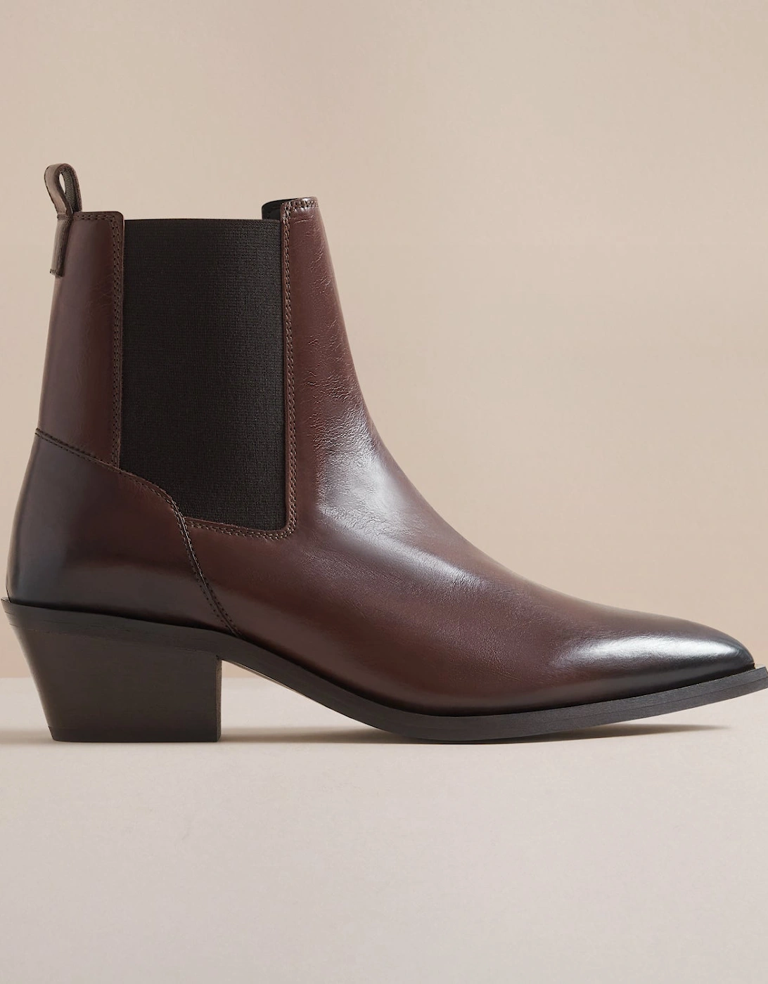 BOA WOMENS BROWN VEG TAN CHELSEA BOOT